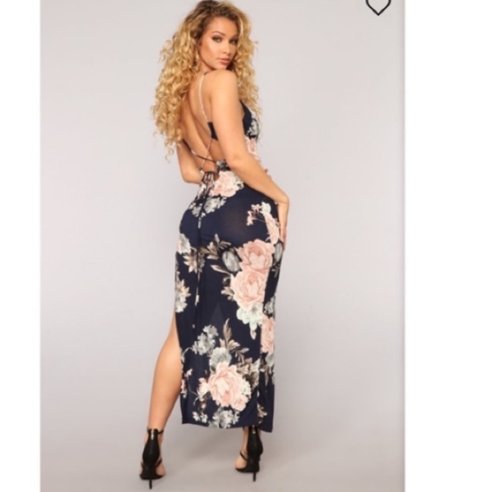 Floral print dress